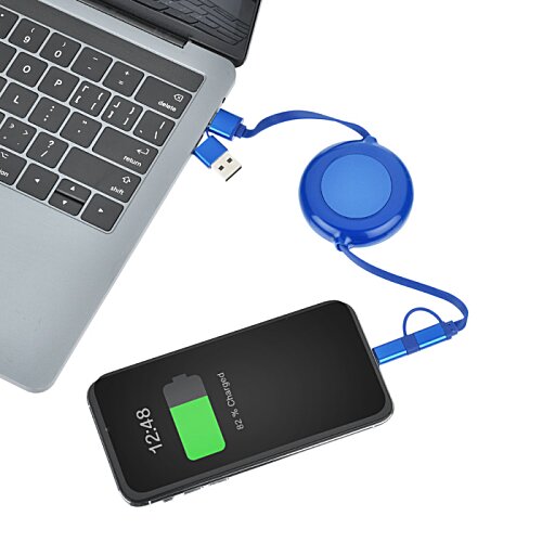 Additional Image 2 - a phone charging from a laptop