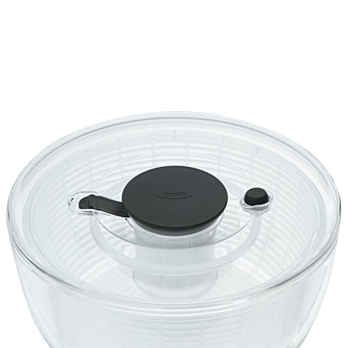 Additional Image 1 - a clear glass container with a black lid