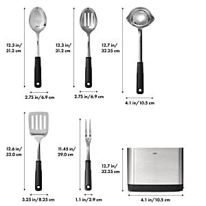Additional Image 11 - a group of spoons with different sizes