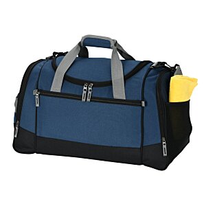 Additional Image 1 - a blue and black duffel bag