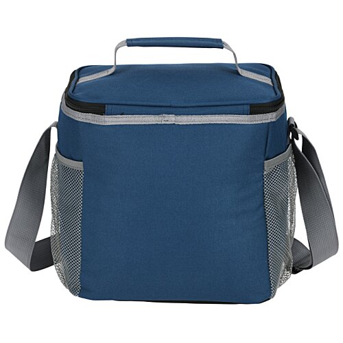 Additional Image 3 - a blue cooler bag with strap