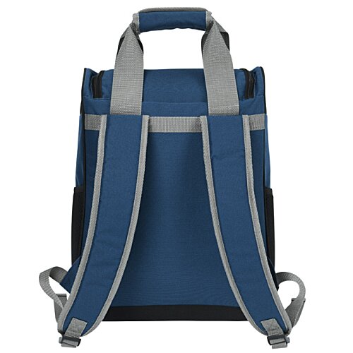 Additional Image 3 - a blue and grey backpack