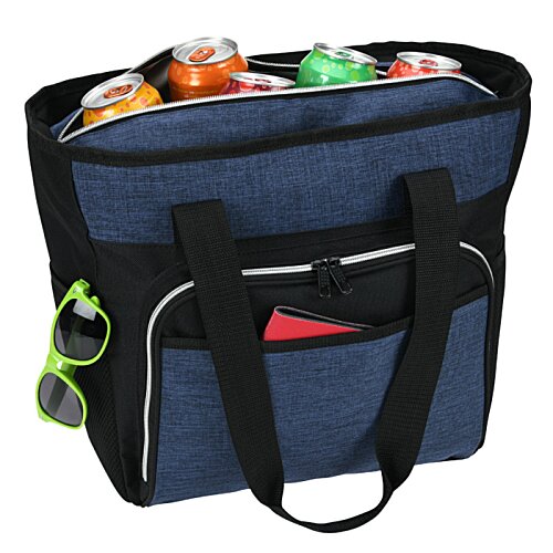 Additional Image 2 - a blue bag with a black strap