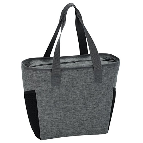 Additional Image 1 - a grey bag with black handles