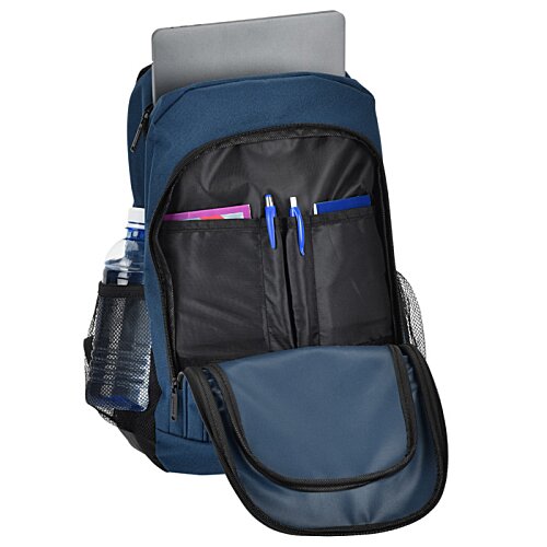 Additional Image 3 - a blue and black backpack