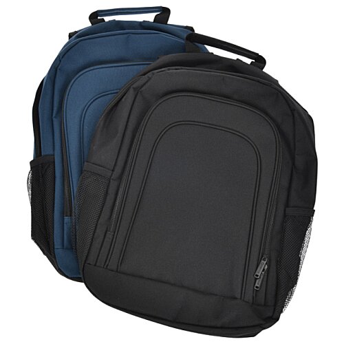 Additional Image 4 - a black and blue backpack