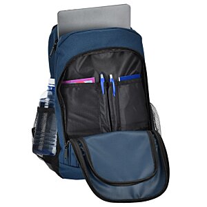 Additional Image 3 - a blue and black backpack
