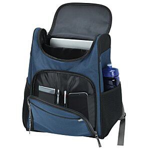 Additional Image 3 - a blue and black backpack