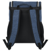 a blue and black backpack