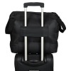 Additional Image 3 - a black bag with silver handles