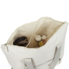 a white bag with objects in it