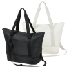 a black and white bag