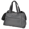 a grey bag with a handle