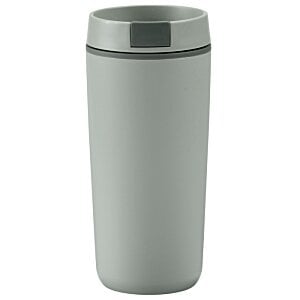 Additional Image 1 - a grey plastic cup with a grey lid