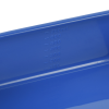 a blue object with a white background