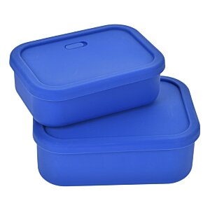 Additional Image 1 - a blue plastic food containers