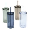 Additional Image 2 - a group of plastic cups with straws