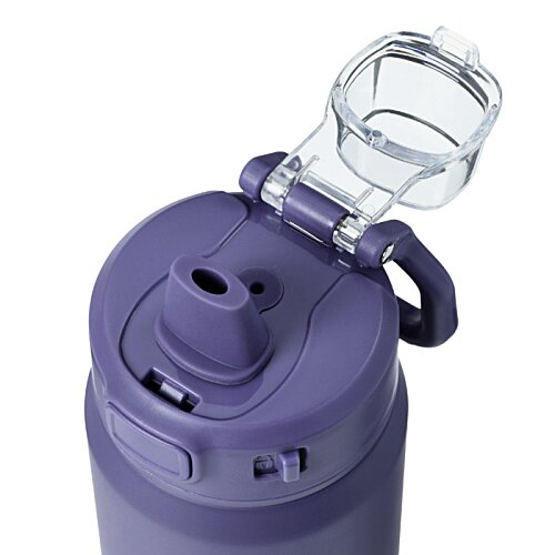 Additional Image 4 - a purple water bottle with a plastic lid