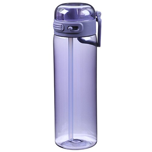 Additional Image 1 - a purple water bottle with a purple lid