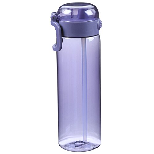 Additional Image 3 - a purple water bottle with a purple cap