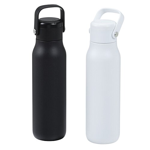 Additional Image 6 - a black and white water bottles