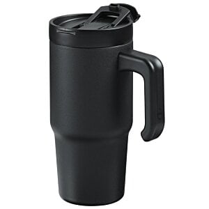 Additional Image 3 - a black coffee mug with handle