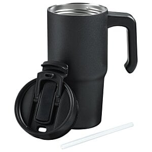 Additional Image 5 - a black coffee mug with a handle