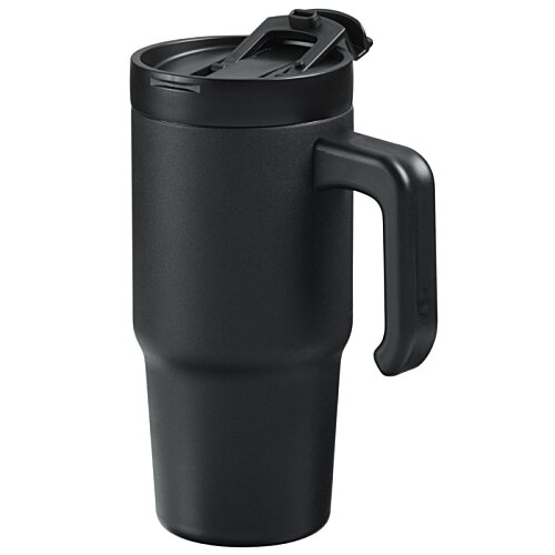 Additional Image 3 - a black coffee mug with handle