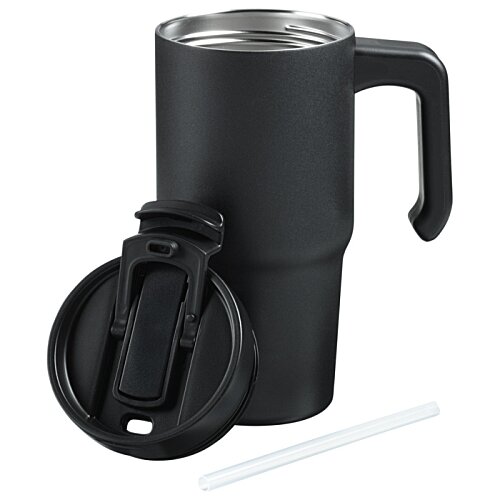 Additional Image 5 - a black coffee mug with a handle