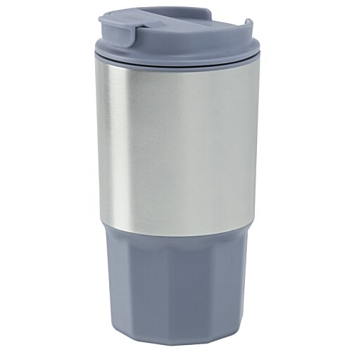 Additional Image 2 - a grey and white coffee cup