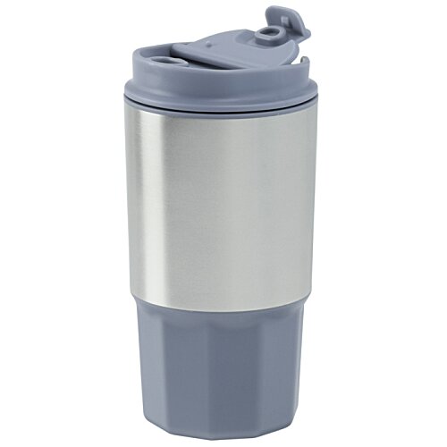 Additional Image 3 - a grey and white tumbler