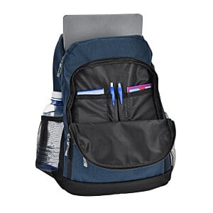 Additional Image 3 - a blue and black backpack