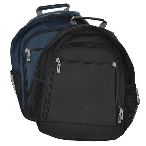 Additional Image 4 - a black and blue backpack