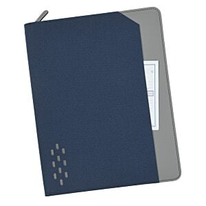 Additional Image 1 - a blue folder with a white label