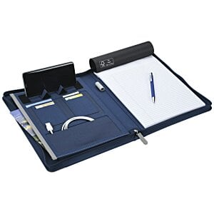 Additional Image 3 - a blue folder with a pen and paper