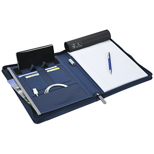 Additional Image 3 - a blue folder with a pen and paper