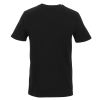 a black shirt on a white background