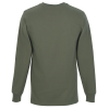 a long sleeved green shirt