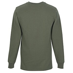Additional Image 1 - a long sleeved green shirt