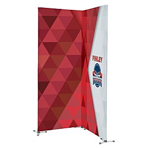 Additional Image 2 - a red and white folding screen