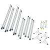 a group of white objects