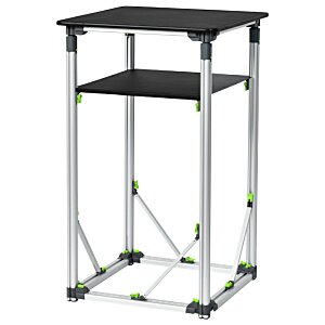 Additional Image 3 - a black and white metal shelf