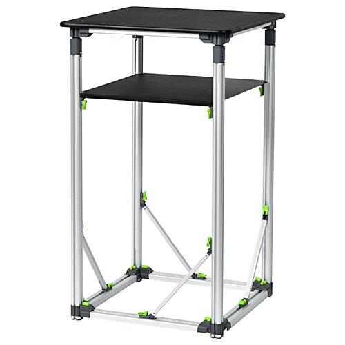 Additional Image 3 - a black and white metal shelf