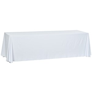 Additional Image 1 - a white rectangular table cover