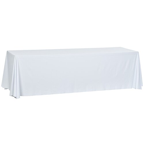 Additional Image 1 - a white rectangular table cover