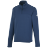 a blue jacket with a white background