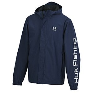 Additional Image 2 - a blue jacket with a white logo