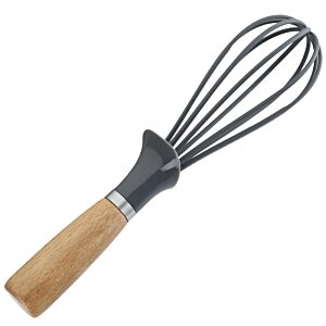 Additional Image 1 - a whisk with a wooden handle