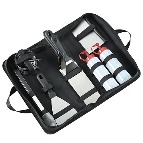 Additional Image 1 - a black case with a black handle and a black tool