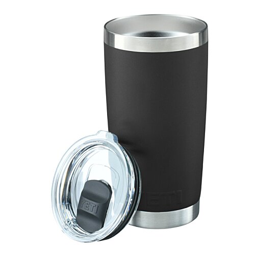 Additional Image 1 - a black and silver tumbler